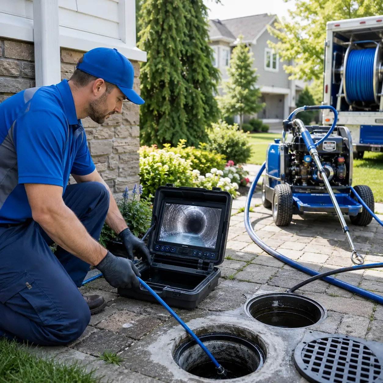 Outdoor drain cleaning professionals serving Central City, KY